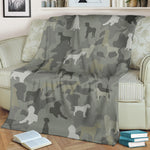 Wirehaired Pointing Griffon Camo Blanket