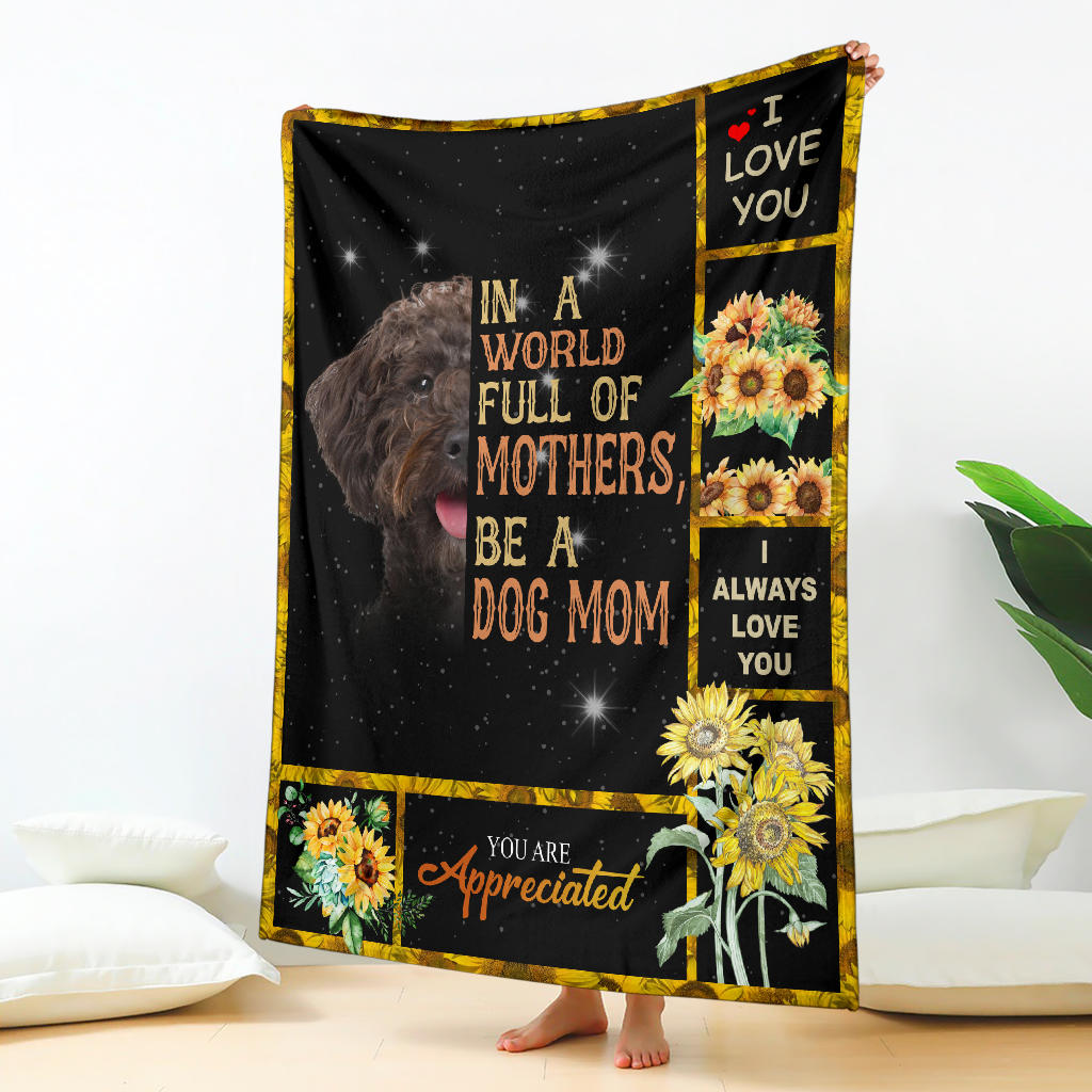 Schnoodle-A Dog Mom Blanket