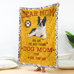 Boston Terrier-Dog Mom Ever Blanket