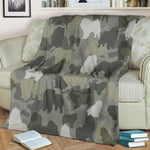 Chow Chow Camo Blanket