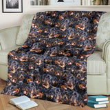 Rottweiler Full Face Blanket