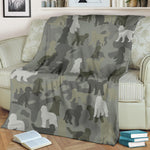 Labradoodle Camo Blanket