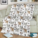 Lhasa Apso Paw Blanket