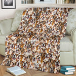 English Bulldog Full Face Blanket