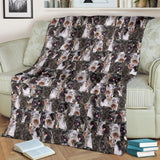 Cesky Terrier Full Face Blanket