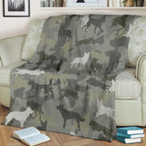 Australian Kelpie Camo Blanket