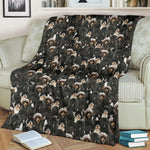 Portuguese Water Dog Full Face Blanket