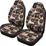 Pug Full Face Car Seat Covers