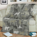 Leonberger Camo Blanket