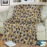 Anatolian Shepherd Full Face Blanket