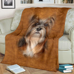 Lhasa Apso Face Hair Blanket