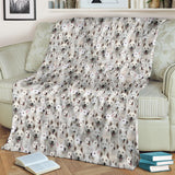 Berger Blanc Suisse Full Face Blanket