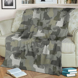 American English Coonhound Camo Blanket