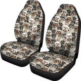 Shih Tzu Full Face Car Seat Covers