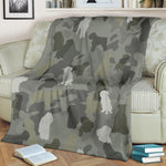 Bouvier des Flandres Camo Blanket