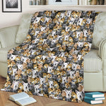 Canaan Dog Full Face Blanket