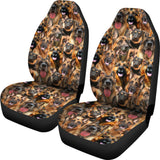 German Shepherd Full Face Car Seat Covers