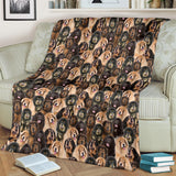 Tibetan Mastiff Full Face Blanket