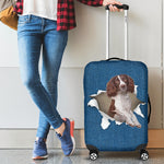 English Springer Spaniel Torn Paper Luggage Covers