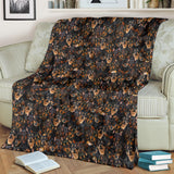 Miniature Pinscher Full Face Blanket