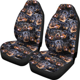 Rottweiler Full Face Car Seat Covers