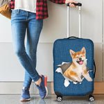 Akita Torn Paper Luggage Covers