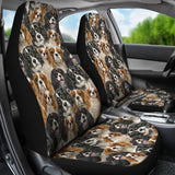 Cavalier King Charles Spaniel Full Face Car Seat Covers