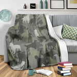 English Setter Camo Blanket