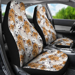 Japanese Spitz Full Face Car Seat Covers