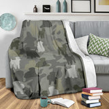 Soft-coated Wheaten Terrier Camo Blanket