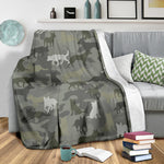 Australian Cattle Dog Camo Blanket