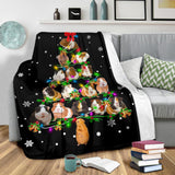 Guinea Pig Christmas Tree Blanket