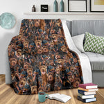 Doberman Pinscher Full Face Blanket