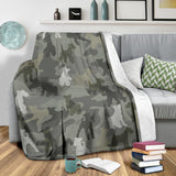 Fox Terrier Camo Blanket