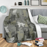 Chinese Crested Dog Camo Blanket