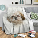 Shih Tzu Face Hair Blanket