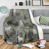 Labradoodle Camo Blanket