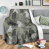 Golden Retriever Camo Blanket