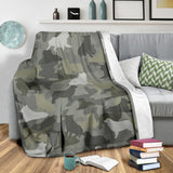 Australian Shepherd Camo Blanket