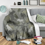 American Staffordshire Terrier Camo Blanket