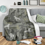 German Shorthaired Pointer Camo Blanket