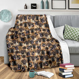 English Mastiff Full Face Blanket