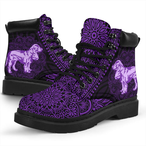 Field Spaniel Mandala All-Season Boots