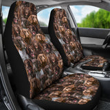 German Spaniel Full Face Car Seat Covers