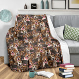 American Staffordshire Terrier Full Face Blanket