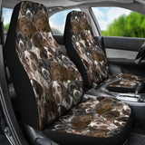 German Shorthaired Pointer Full Face Car Seat Covers