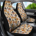 Shiba Inu Full Face Car Seat Covers