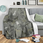 Smooth Fox Terrier Camo Blanket