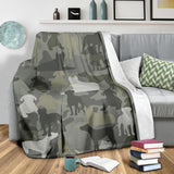 Cane Corso Camo Blanket