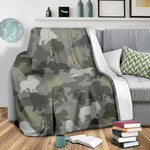 Cavalier King Charles Spaniel Camo Blanket